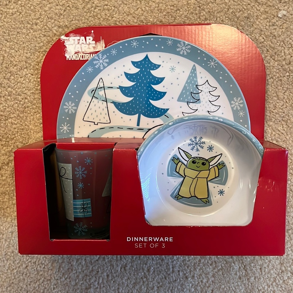 The Child Grogu Star Wars, (Mandalorian) dinnerware set